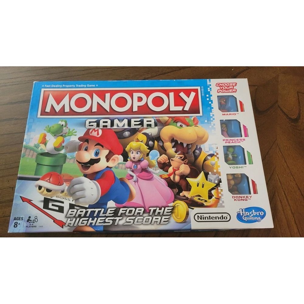 2018 Monopoly Gamer‎ Edition Board Game Super Mario Bros NINTENDO